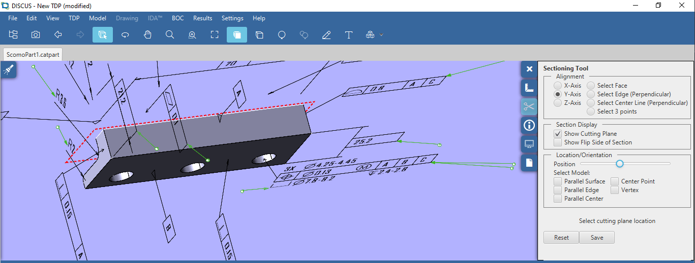 DISCUS 3D Cutting Tool