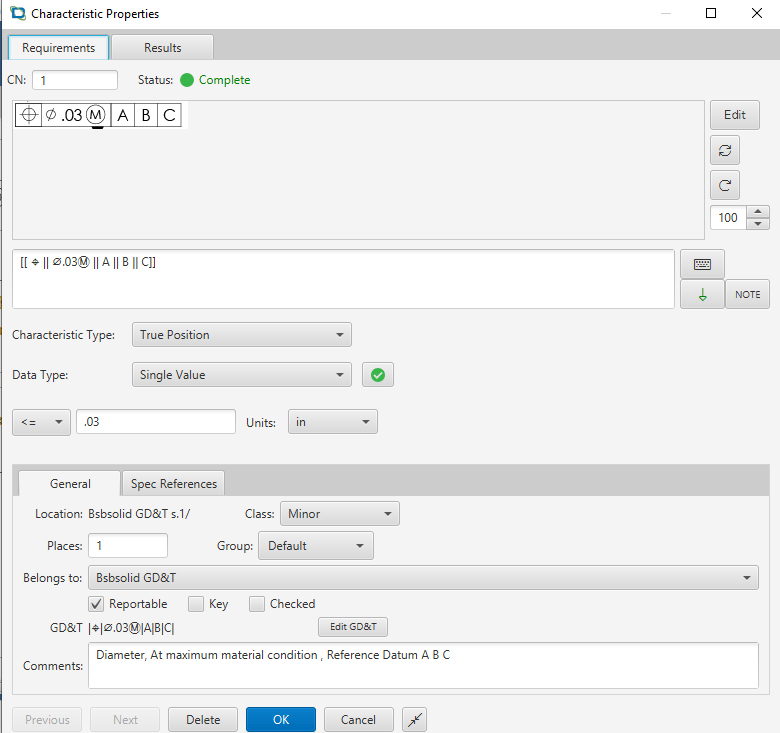 DISCUS Characteristic Properties Box